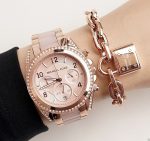 Michael Kors Women's Blair Chrono 100m Rose Gold Stainless Steel Watch MK5943 Buy Online 
