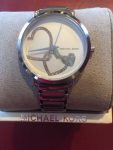Michael Kors Women's MK 3823 'Portia' Quartz Casual Watch, Color:Silver-Tone Buy Online 