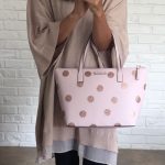 NWT Kate Spade Haven Lane Hani Small Tote Glitter Pink Polka Dot Top Zip Handbag Buy Online 