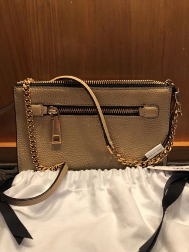 NWT Marc Jacobs Gotham Sand Leather Small Crossbody Bag -Retails $295! Buy Online 