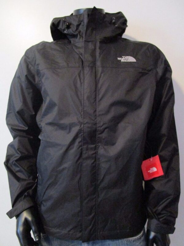 NWT Mens TNF The North Face Venture Dryvent Waterproof Hooded Rain Jacket Black Buy Online 