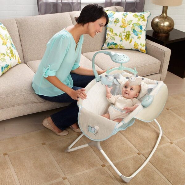 Newborn Rocking Sleeper Bassinet Baby Cradle Furniture Crib Nursery Portable Bed Buy Online 
