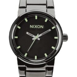 Nixon Men's Cannon Watch Polished Gunmetal A160 1885 NEW $150 Buy Online 