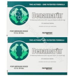 Nutramax Denamarin for Medium Dogs Tablets 30ct (2pack 60Tablets) Buy Online 