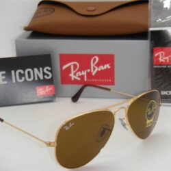 Ray Ban "Aviator" Sunglasses RB3025/ 001/ 33 Brown B-15 Lens 58 mm Buy Online 