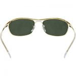 Ray-Ban Men's Olympian RB3119-001-59 Gold Oval Sunglasses Buy Online 