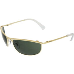 Ray-Ban Men's Olympian RB3119-001-59 Gold Oval Sunglasses Buy Online 