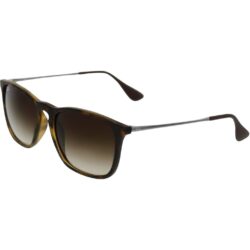 Ray-Ban Women's Chris RB4187-856/13-54 Silver Round Sunglasses Buy Online 