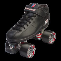 Riedell - BLACK R3 Speed roller skates -  PowerDyne Thrust - Sonar Cayman Buy Online 