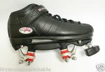 Riedell - BLACK R3 quad skates - PowerDyne Thrust - Kwik bearing with out wheels Buy Online 