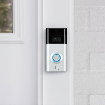Ring Video Doorbell 2 - 8VR1S7-0EN0 - Brand New Satin Nickel Buy Online 