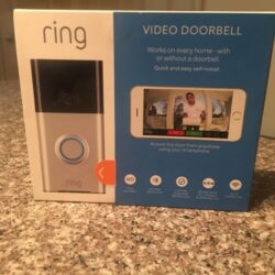 Ring Video Doorbell Smart Wi-Fi Enabled Satin Nickel Brand New Buy Online 