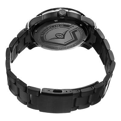 Stuhrling Trofeo Men's 45mm Black Steel Bracelet & Case Quartz Watch 421.335B1 Buy Online 
