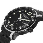 Stuhrling Trofeo Men's 45mm Black Steel Bracelet & Case Quartz Watch 421.335B1 Buy Online 