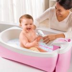 Summer Infant Lil Luxuries Whirlpool Bubbling Spa and Shower Baby Bath Tub Pink Buy Online 