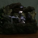 Sunnydaze Aged Tree Trunk Tabletop Fountain with LED Lights 10.5 Inch Tall Buy Online 