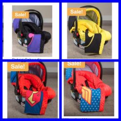 Superheroes Whole Caboodle Carseat Canopy 5 piece Set Baby Infant Car Seat Buy Online 