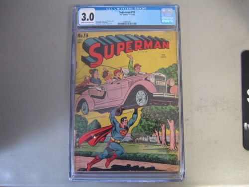 Superman #19 CGC 3.0 Comic Book  1942 Buy Online 