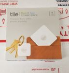 Tile Mate & Slim Combo Pack Key/Wallet/Item Finder, 4-pack Pack, New Buy Online 