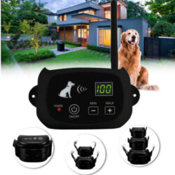 Wireless Electric Pet Fence Containment 1~4 Dog System Transmitter Waterproof Buy Online 
