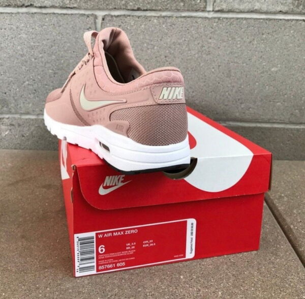 Women's Nike Air Max Zero Particle Pink/Bone-Black Sizes 6.5-9 -857661-605 Buy Online 