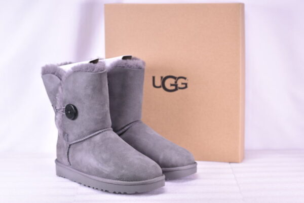 Women's Ugg  1016226W/GREY Bailey Button II Boots Grey  7 Buy Online 