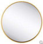 XXL  Round Gold Metal Wall Mirror  Huge Piece Modern Glam Home Decor Buy Online 