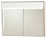 Zenith 701L Sliding Door Medicine Cabinet w/ Built In Incandescent Light Buy Online 
