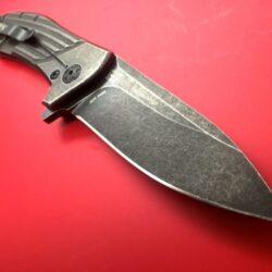 Zero Tolerance  ZT801BW Knife with Elmax or S35vn Blade Blackwash ZT 0801BW Buy Online 