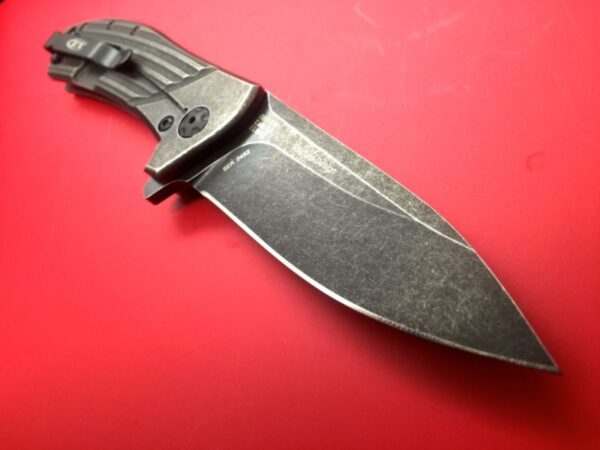 Zero Tolerance  ZT801BW Knife with Elmax or S35vn Blade Blackwash ZT 0801BW Buy Online 
