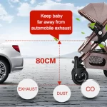 3in1 Luxury Baby Stroller with Car Seat For Newborn High View Folding Carriage. Buy Online 
