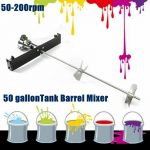 50 Gallon Pneumatic Bracket Mixer 1/2HP Tank Barrel Air Mix Clip Paint Blender Buy Online 