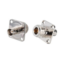 50-Pack BNC Female Flange Mount to N Female Connector Adapter for Amateur Radio Buy Online 