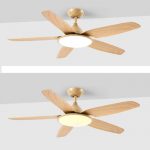 52" Ceiling Fans w/ LED Light Timing Dimmable Living Room Chandelier Acrylic US Buy Online 