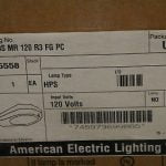 American Electric Lighting 575558 HPS 120V 125 20S MR 120 R3 Street Light 200W Buy Online 