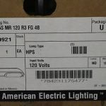 American Electric Lighting Street Light 800921 115 15S MR 120 R3 FG 4B HPS 150W Buy Online 