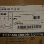 American Electric Lighting Street Light 818248 200W 125 20S MR 120 R3 FG NR HPS Buy Online 