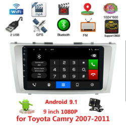 Android 9.1 Car Stereo Radio USB GPS WIFI Mirror Link For 2007-2011 Toyota Camry Buy Online 