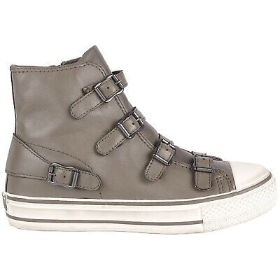 Ash Womens Trainers Virgin A17273 High-top Zip-up Sneakers Leather Buy Online 