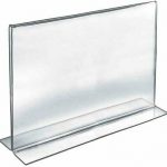 Azar Displays 152719 10-Inch Width by 8-Inch Height Double-Foot Acrylic Sign ... Buy Online 