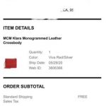 BNWT MCM Klara Leather Crossbody in Viva Red & Silver Buy Online 