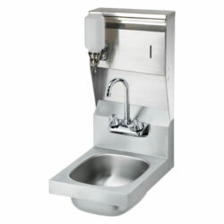 Krowne 12" Wide Space Saver Hand Sink with Soap & Towel Dispenser Compliant, Buy Online 