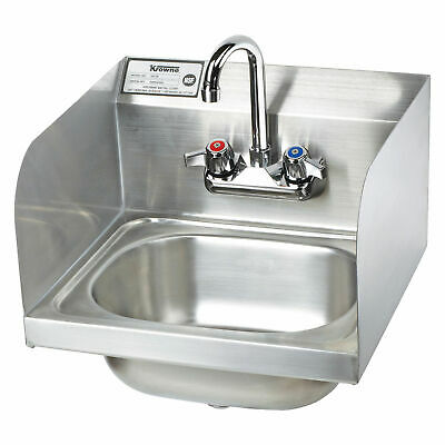 Krowne 16" Hand Sink with Side Splashes Compliant, HS-26L Buy Online 
