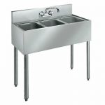 Krowne 36" Convenience Store Sink, 3 Compartments, CS-1836 Buy Online 