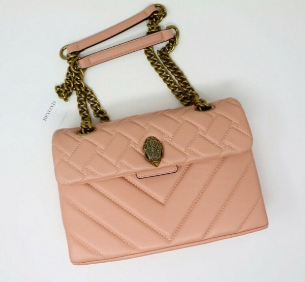 Kurt Geiger Salmon Kensington Leather Shoulder Bag NWT Buy Online 