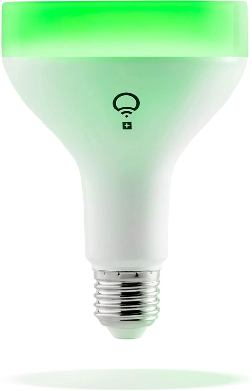 LIFX + 1100-Lumen BR30 Smart LED Light Bulb with Infrared (LHB30E26UC10P) Multi Buy Online 