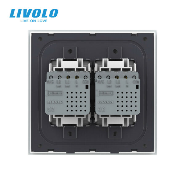 LIVOLO US Standard Zigbee Touch Light Switches Double 1/2gang 1/2way Buy Online 