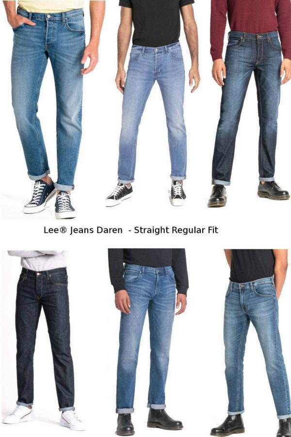 Lee Jeans Daren Straight Regular Fit - Various Washes & Sizes New Buy Online 