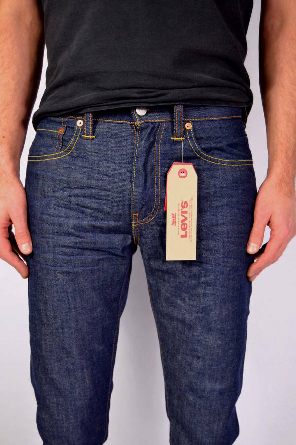Levi's Jeans 512 Broken Raw Deep Dark Blue Slim Tapered Fit New W33 - L30 L34 Buy Online 