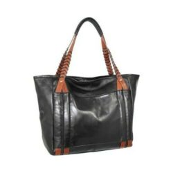 Nino Bossi Women's   Teegan Leather Tote Black Size OSFA Buy Online 